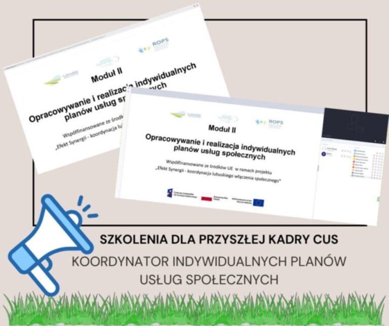 Szkolenia kompetencyjne dla kadry Centrów Usług Społecznych