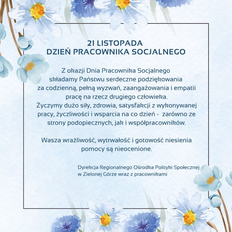 Dzień Pracownika Socjalnego