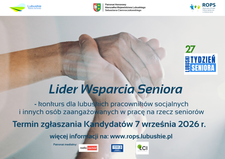 Nabór do konkursu „Lider Wsparcia Seniora” wciąż trwa!