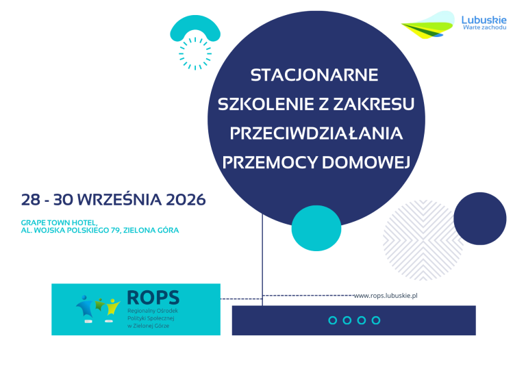 Stacjonarne szkolenie z zakresu przeciwdziałania przemocy domowej
