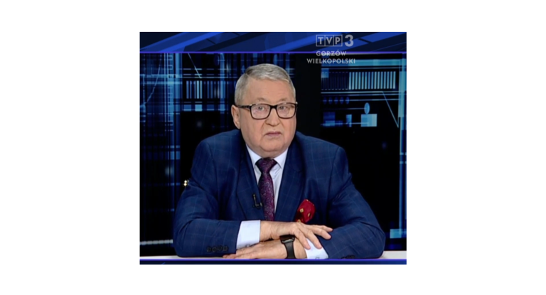 Seniorzy mają głos: wywiad z Andrzejem Lambryczakiem w TVP3 Gorzów Wlkp.