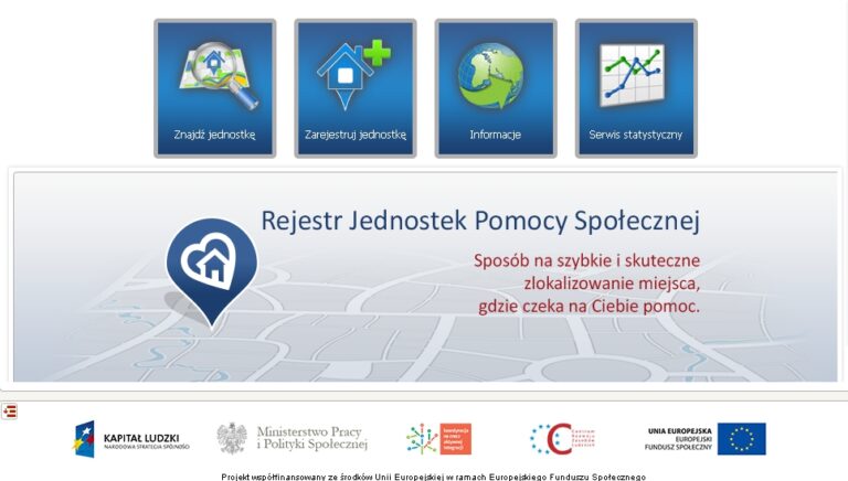 Rejestr Jednostek Pomocy Społecznej – sposób na szybką i skuteczną lokalizację miejsca, gdzie czeka na Ciebie pomoc